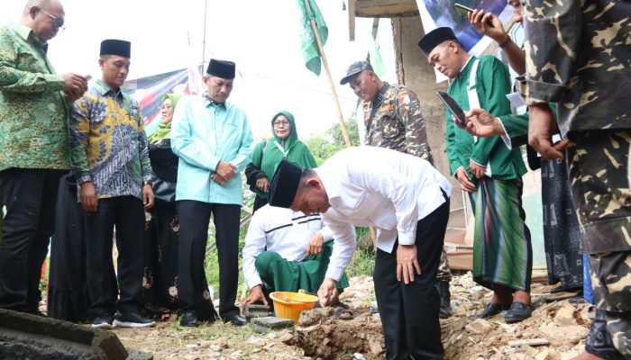 Gubernur Ansar Peletakan Batu Pertama Pembangunan Ponpes Hasyim Asy’ari Batam