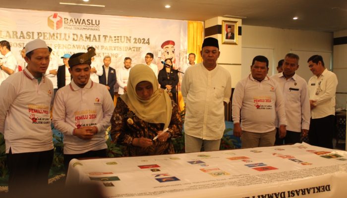 Deklarasi Pemilu Damai 2024, Zaini : Tolak dan Lawan Politik Uang