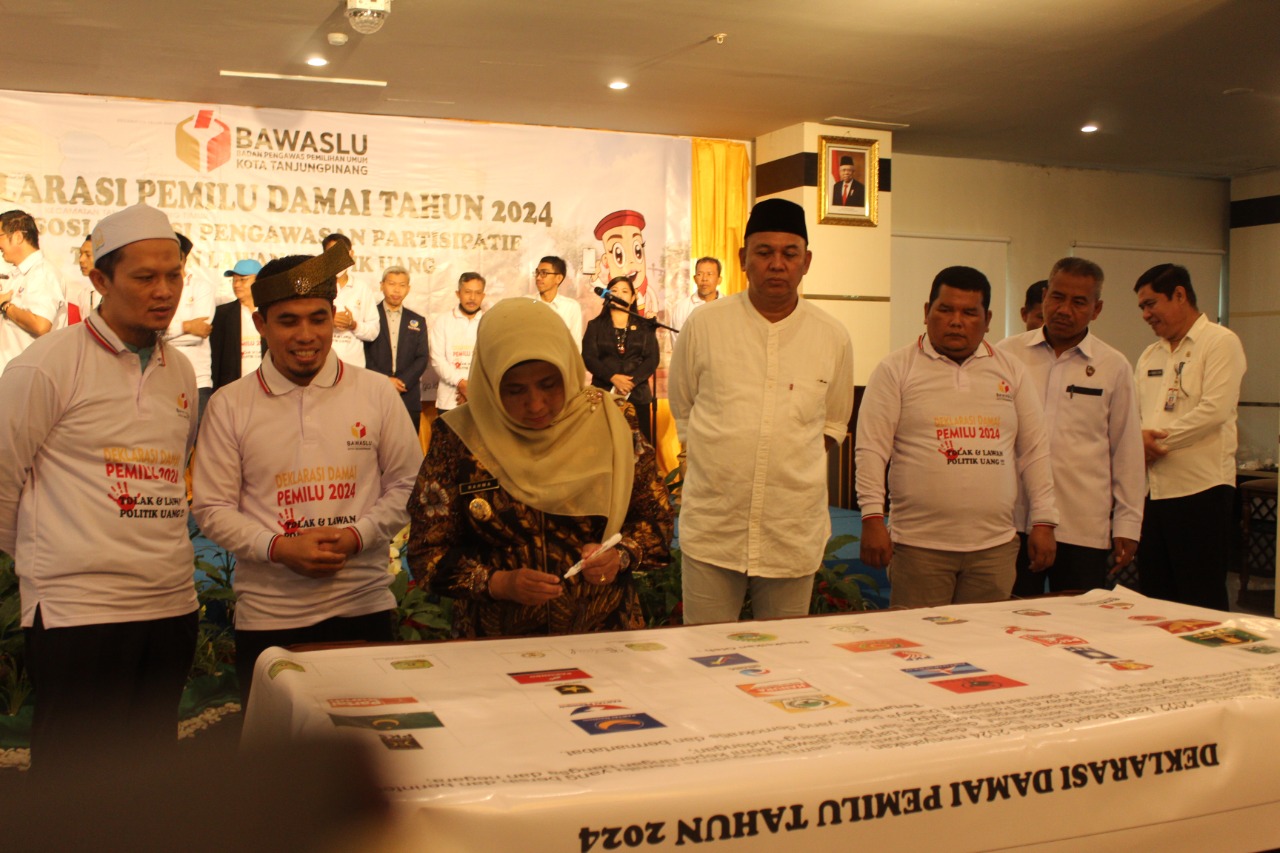 Deklarasi Pemilu Damai 2024, Zaini : Tolak dan Lawan Politik Uang