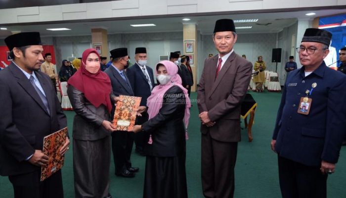 Rahma Lantik 7 Pejabat Pimpinan Tinggi Pratama Hasil Job Fit