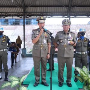 Sertijab Kasatpol PP Tanjungpinang, Abdul Kadir Ibrahim Gantikan Ahmad Yani