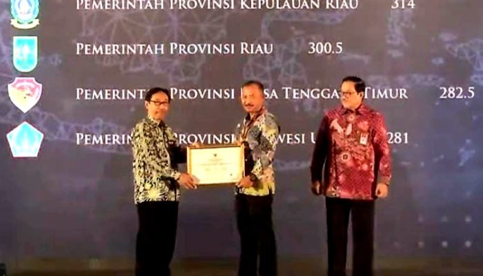 Pemprov Kepri Terima Penghargaan Anugerah Meritokrasi Tahun 2022