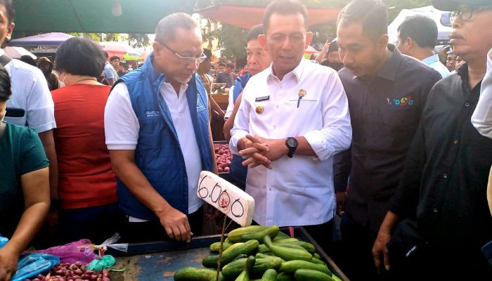 Gubernur Kepri Ansar Ahmad Dampingi Mendag RI Zulkifli Hasan Tinjau Pasar Jelang Nataru di Batam