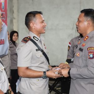 Pisah Sambut 7 Pejabat Utama Di Gedung Baru Polres Anambas  
