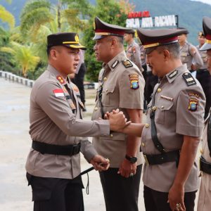 Kapolres Pimpin Sertijab 7 Pejabat Utama Polres Kepulauan Anambas