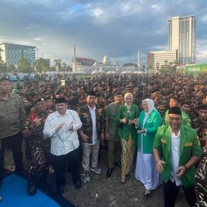Menuju 1 Abad NU, 1000 Banser Ansor Gelar Apel Kebangsaan 