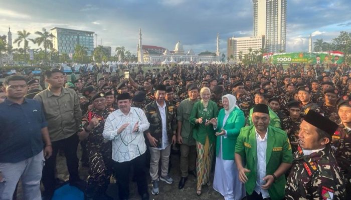 Menuju 1 Abad NU, 1000 Banser Ansor Gelar Apel Kebangsaan 