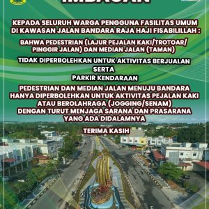 Kadis PUPR Kepri Tegaskan Pedestrian dan Median Jalan Bandara RHF Bukan Area Berjualan dan Parkir