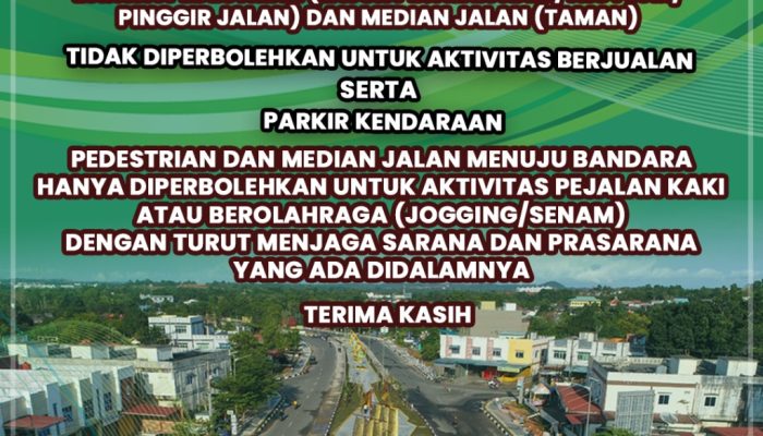 Kadis PUPR Kepri Tegaskan Pedestrian dan Median Jalan Bandara RHF Bukan Area Berjualan dan Parkir