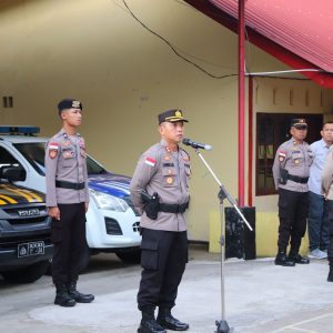 Kapolres Kepulauan Anambas Pimpin Apel Pengamanan Malam Natal 2022