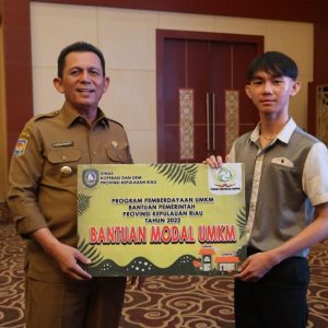 Usaha Pemprov Kepri Stabilkan Ekonomi, Gubernur Ansar Serahkan Bantuan UMKM