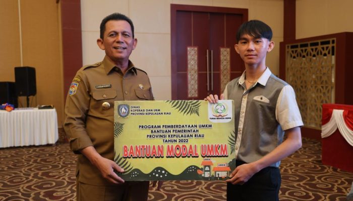 Usaha Pemprov Kepri Stabilkan Ekonomi, Gubernur Ansar Serahkan Bantuan UMKM