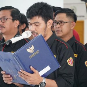 Wan Wahyu Liandra Dikukuhkan Jadi Ketua Karang Taruna Kabupaten Natuna Masa Bakti 2022-2027
