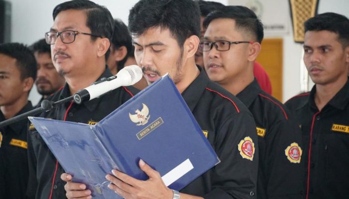 Wan Wahyu Liandra Dikukuhkan Jadi Ketua Karang Taruna Kabupaten Natuna Masa Bakti 2022-2027