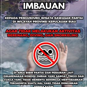 Cuaca Akhir Tahun, Gubernur Ansar Imbau Masyarakat Hati-Hati Saat Berlibur ke Pantai