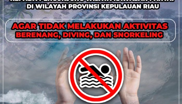 Cuaca Akhir Tahun, Gubernur Ansar Imbau Masyarakat Hati-Hati Saat Berlibur ke Pantai