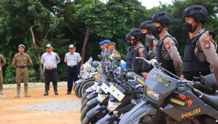 Kapolres Kepulauan Anambas Pimpin Apel Pengamanan Malam Tahun Baru