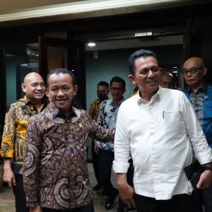 Gubernur Ansar Temui Menteri Investasi  Bahas Rencana Investasi EBT di Kepri