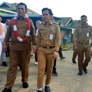 Gubernur Ansar Resmikan Pasang Baru Listrik Di Tanjung Kumbik Pulau Tiga Barat Natuna