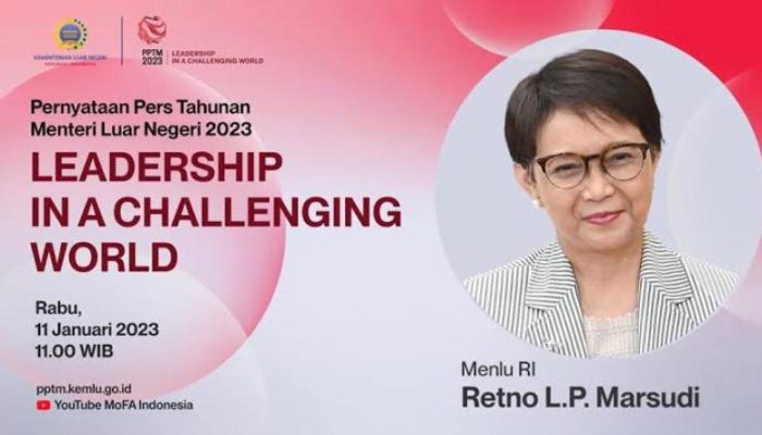 Menlu RI Paparkan Capaian Diplomasi Indonesia 2022 dan Prioritas Tahun 2023