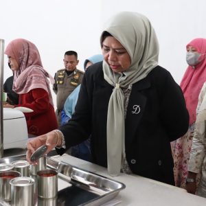 Dewi Ansar Tinjau Lokasi Sterilisasi Produk UMKM Kepri di Batam Center