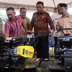 Gubernur Ansar Serahkan Bantuan Alat Pertanian Untuk Kelompok Tani di Batam