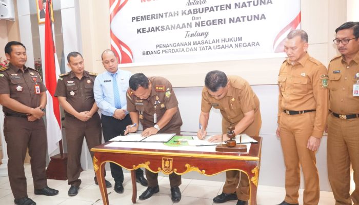 Tangani Masalah Hukum, Pemkab Natuna Jalin Kerjasama Dengan Kejari Natuna 