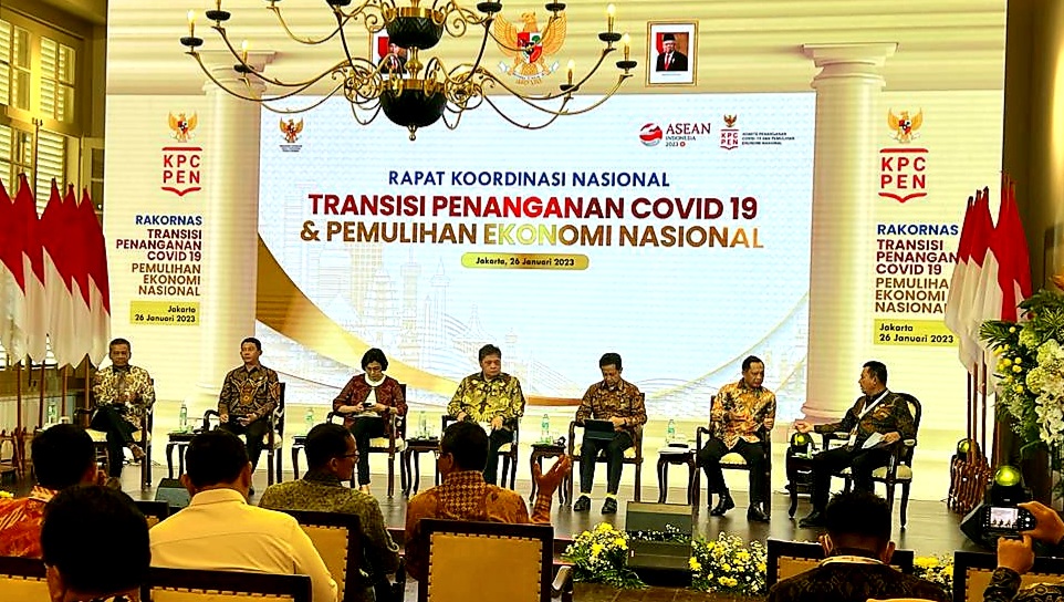 Gubernur Ansar Paparkan Strategi Penanganan Covid19 di Kepri Dihadapan Presiden dan Para Menteri