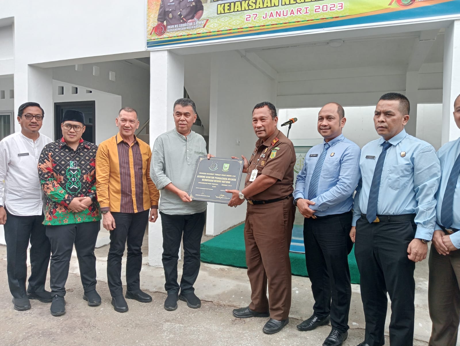 Peresmian Gedung Pengacara Negara, Wan Siswandi : Untuk Pembangunan Natuna