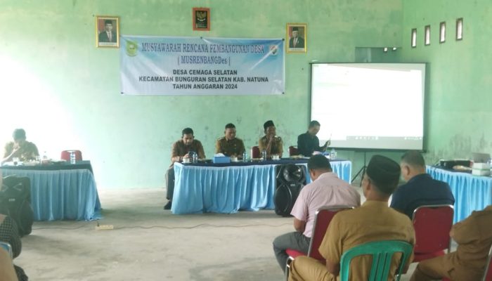 Musrenbangdes Cemaga Selatan Sepakati RKPDes Sesuai Kebijakan Pemerintah Selama Satu Tahun