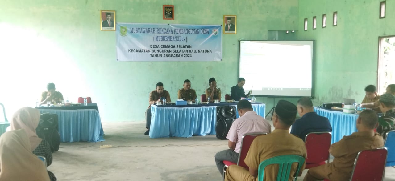 Musrenbangdes Cemaga Selatan Sepakati RKPDes Sesuai Kebijakan Pemerintah Selama Satu Tahun