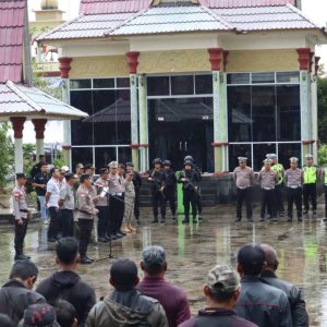 Polres Bintan Lakukan Pengamanan Peringatan Hari BUM Desa Tingkat Nasional Di Bintan