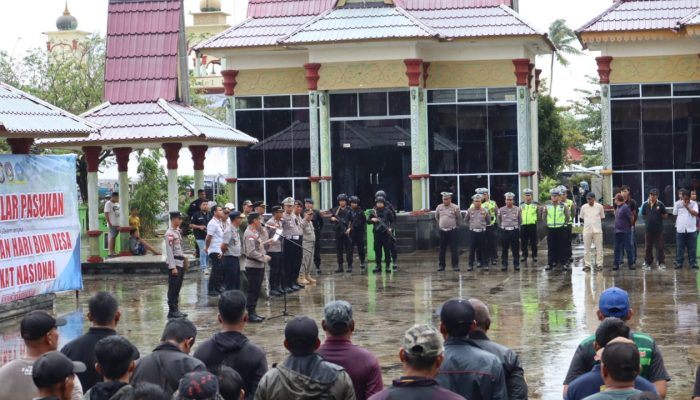 Polres Bintan Lakukan Pengamanan Peringatan Hari BUM Desa Tingkat Nasional Di Bintan