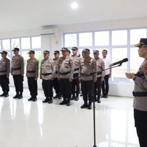 Kompol A.G Rambe Mendapat Kenaikan Pangkat Pengabdian Di Polres Bintan