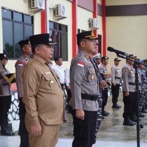 Apel Gelar Pasukan Operasi Keselamatan Seligi 2023 Di Polres Anambas