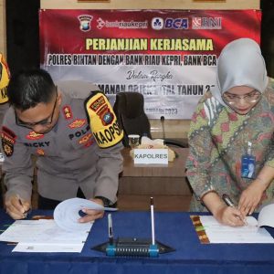 Laksanakan Commander Wish, Polres Bintan Jalin Kerjasama Dengan Bank