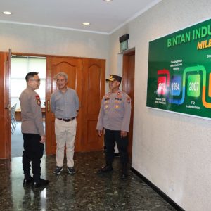 Kapolres Bintan Kunker Dan Silaturahmi Ke PT. BIIE Lobam 