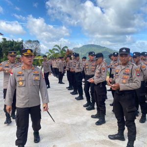 Apel Alarm Stelling, Kapolres Kepulauan Anambas Cek Identitas Anggota