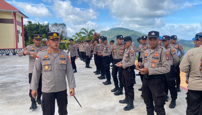 Apel Alarm Stelling, Kapolres Kepulauan Anambas Cek Identitas Anggota