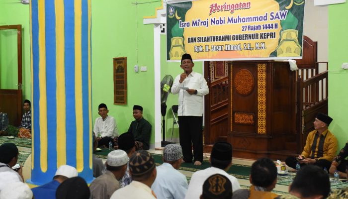 Peringati Isra Miraj Di Gerbang Utara Natuna, Gubernur Ansar Gandeng Ust. Dery Sulaiman