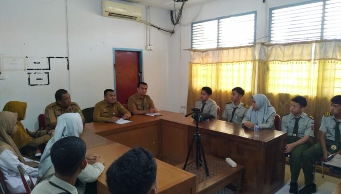 Kurikulum Pendidikan, Diskominfo Terima 8 Siswa SMKN 3 Natuna Jalani Praktek Kerja