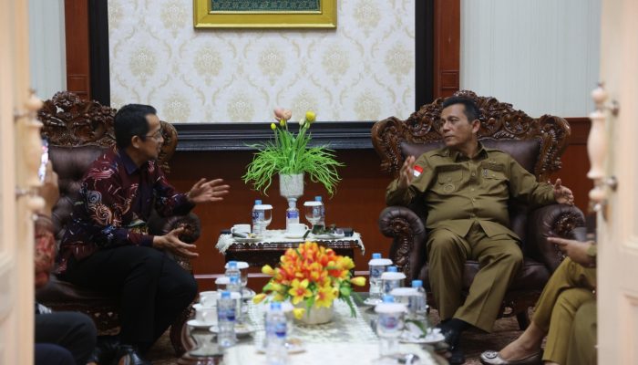 Gubernur Ansar Beraudiensi dengan Kakanwil DJP Kepri Bahas SPT Tahunan dan Pemadanan NIK-NPWP
