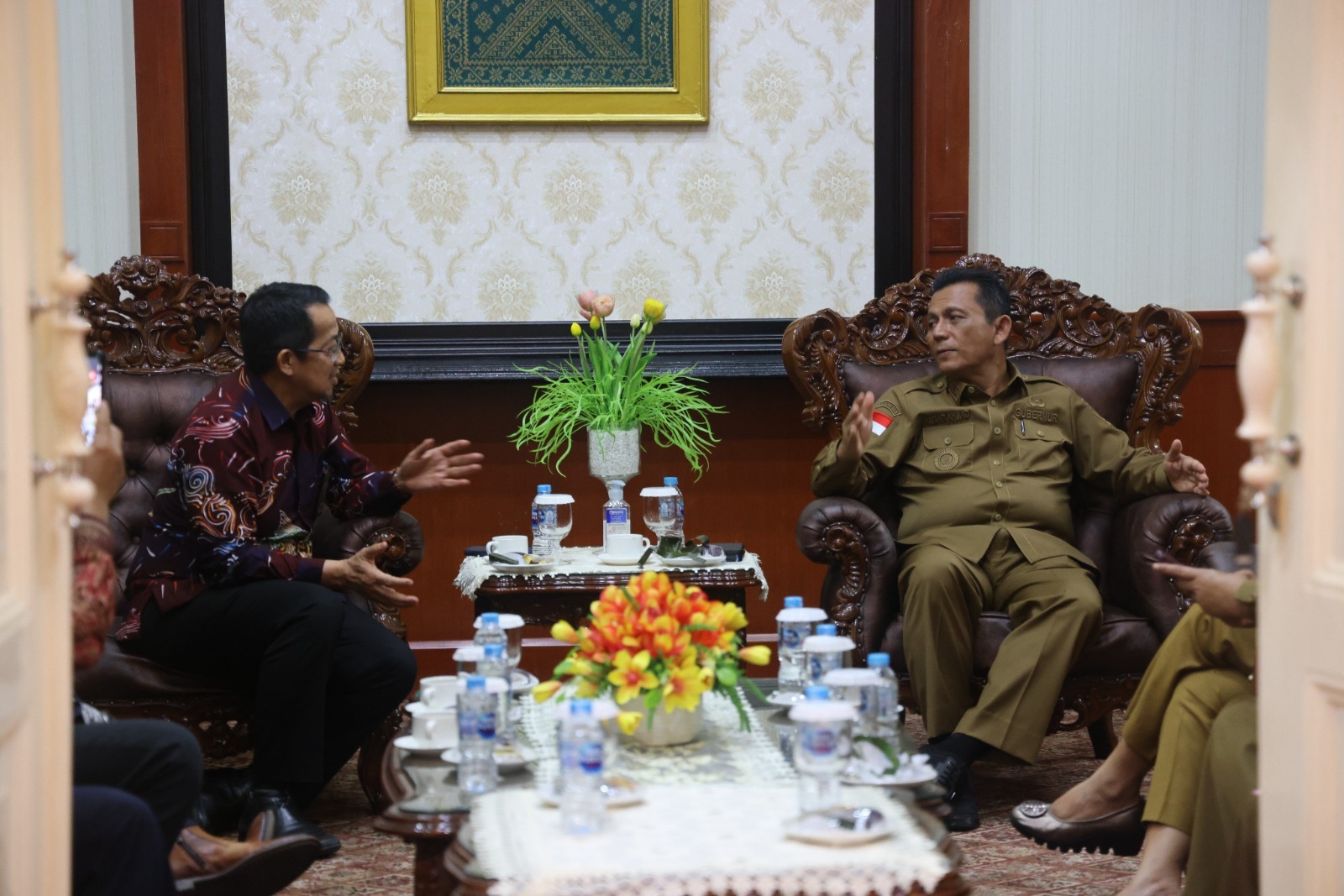 Gubernur Ansar Beraudiensi dengan Kakanwil DJP Kepri Bahas SPT Tahunan dan Pemadanan NIK-NPWP