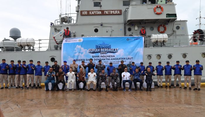 Danlantamal IV Lepas KRI Patimura 371, Distribusikan Uang Rp12 Miliar Untuk Wilayah 3T
