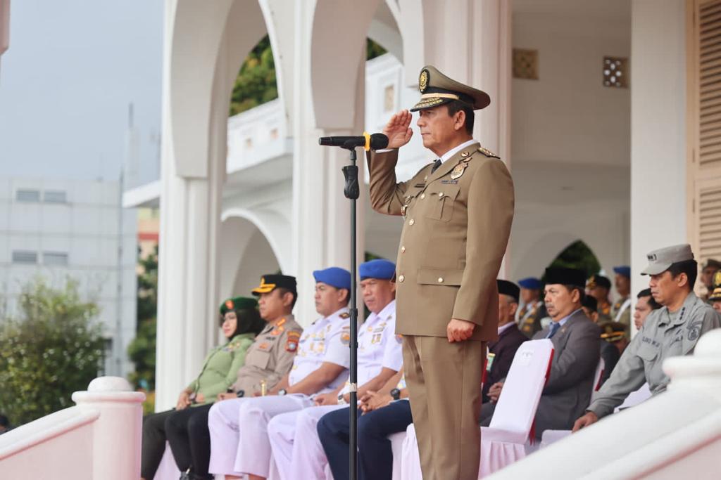 Gubernur Ansar Jadi Inspektur Upacara Peringatan HUT Satpol PP, Satlinmas serta Damkar Tingkat Provinsi Kepri