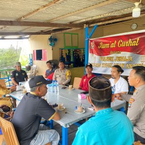 Kapolres Kepulauan Anambas Gelar Jumat Curhat Di Kedai Kopi Jon Jemaja