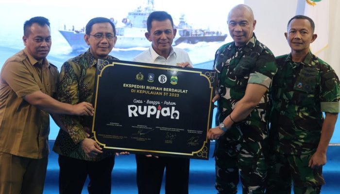 Gubernur Ansar Resmikan Kampung Cinta Rupiah Dan  Peletakan Prasasti Ekspedisi Rupiah Berdaulat