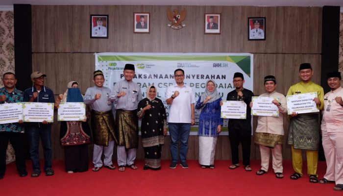 PT Pegadaian Serahkan CSR Untuk Kawasan Pesisir Tanjungpinang