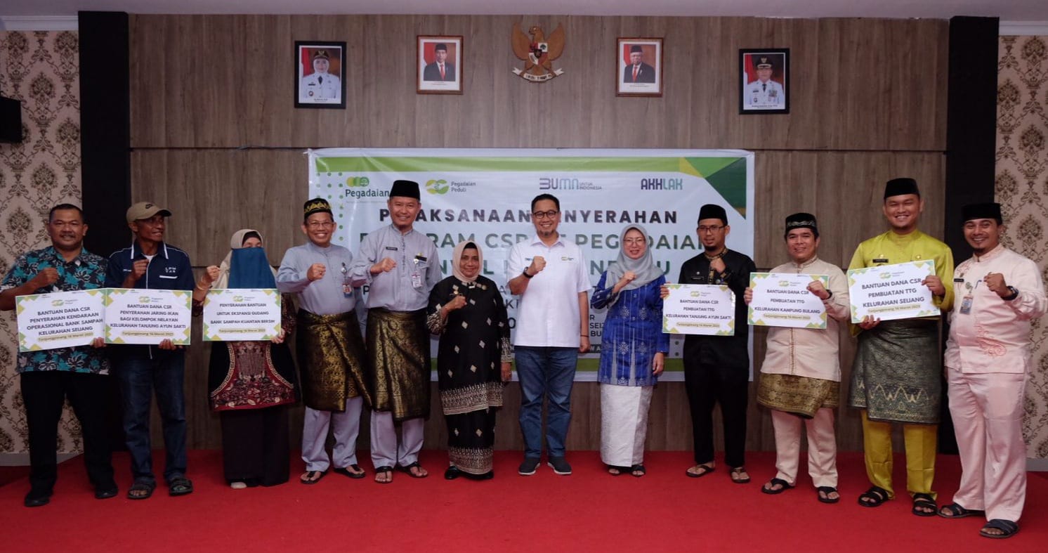 PT Pegadaian Serahkan CSR Untuk Kawasan Pesisir Tanjungpinang