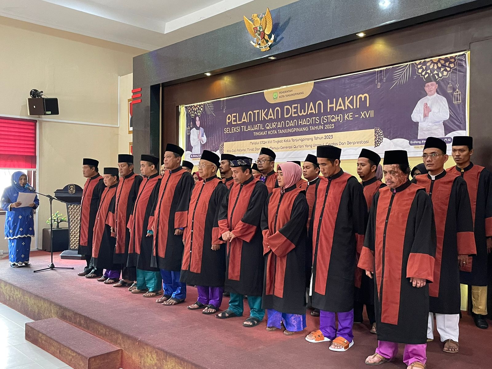 Lantik Dewan Hakim STQH XVII, Wako Rahma : Berikan Penilaian Obyektif, Jujur Dan Berpihak Kebenaran